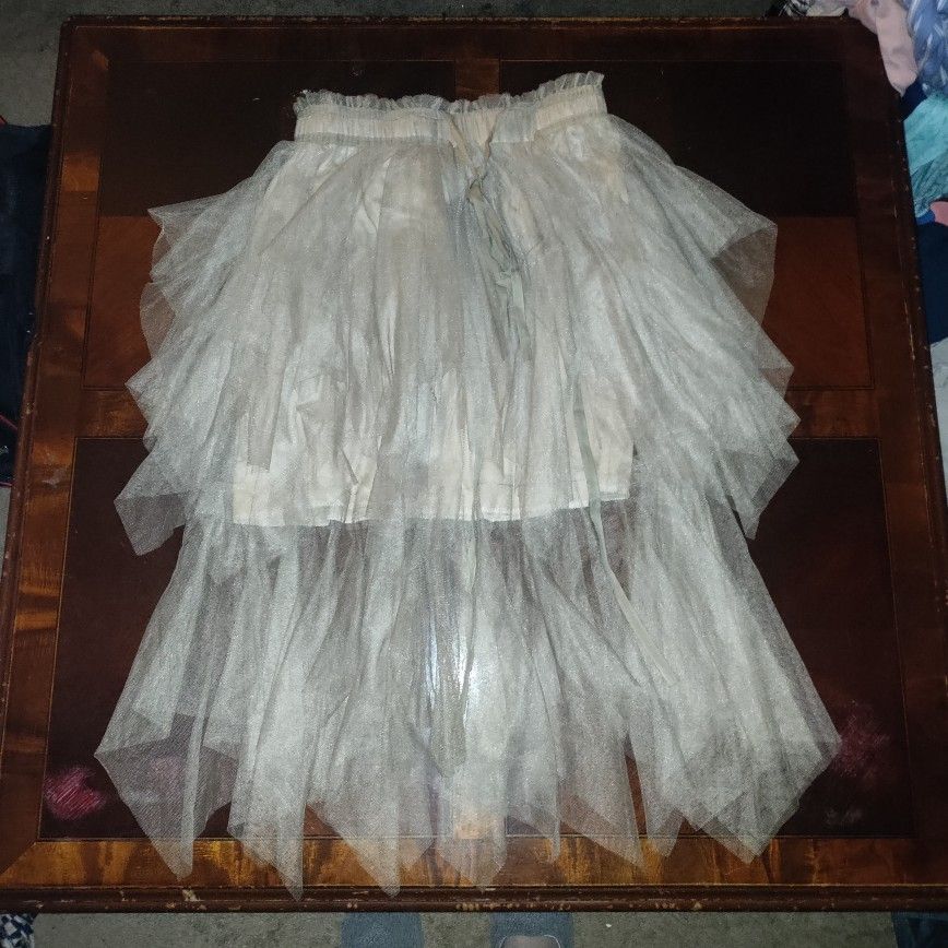 Nearkin NWOT Beige Tulle Skirt