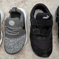 Boy Shoes / Sneakers - Size 9 - Nike and Puma