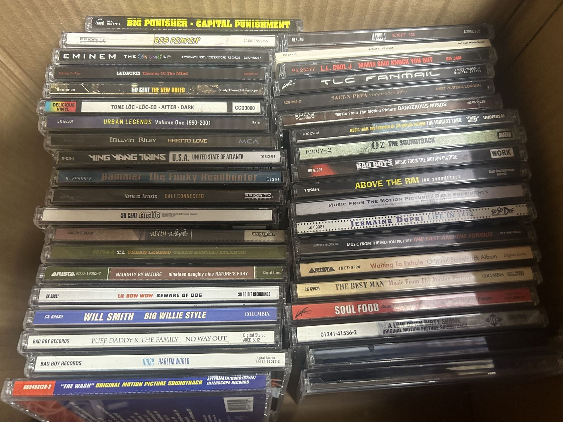 Rap Hip-Hop CD’s $3 EACH