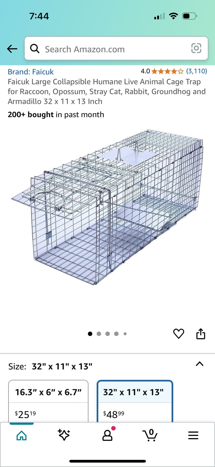 Large Animal Trap