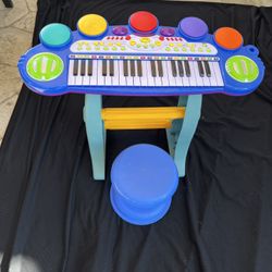 Kids Keyboard Piano With Stool