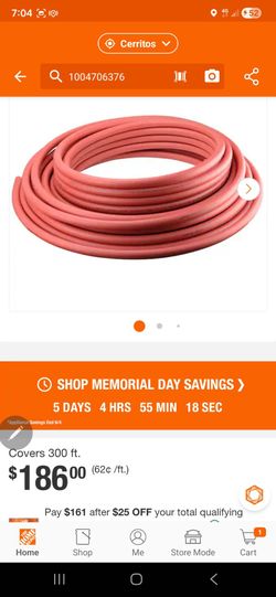 3/4 in. x 300 ft. Red PEX-A Expansion Pipe in Solid