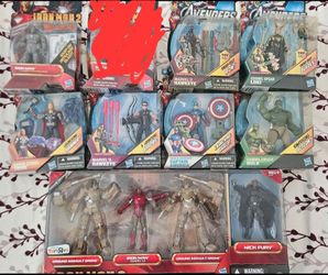 Hasbro Marvel Avengers & Ironman 2 Action figures