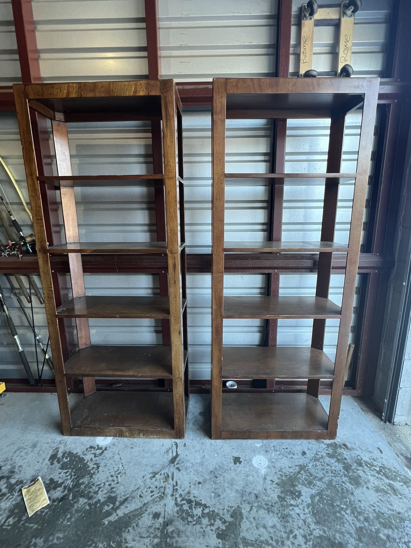 Wood Bookshelves