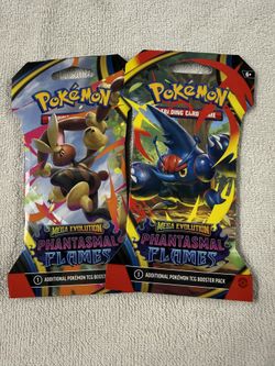 Pokemon TCG Phantasmal Flames Booster Packs X2