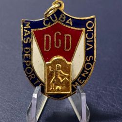 Medalla De Futbol-direccion General De Deportes Cuba