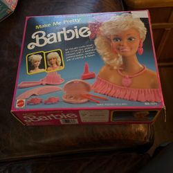 Vintage Barbie Toy Doll “make Me Pretty” 