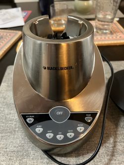 Black and decker blender base and lid