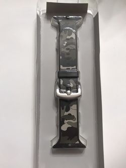 Grey camouflage 42MM Apple replacement watch band