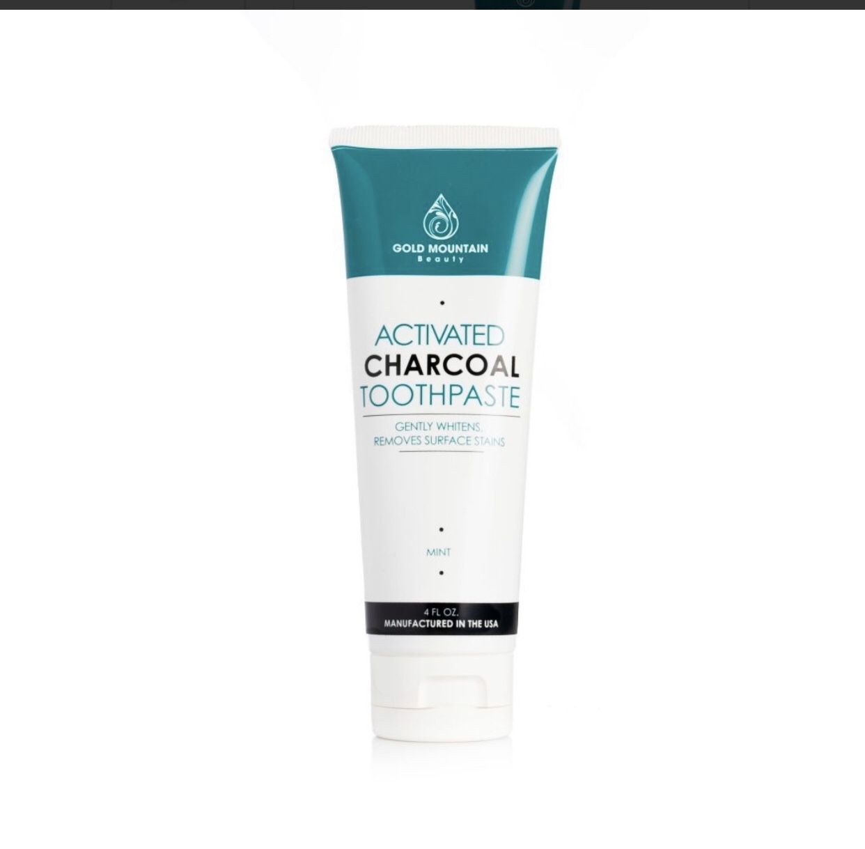 Activated charcoal toothpaste by gold mountain beauty