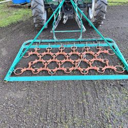 3pt  6' Harrow. W/ Front & Rear Leveling Cutting Edges