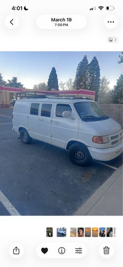 Partially built out cargo van