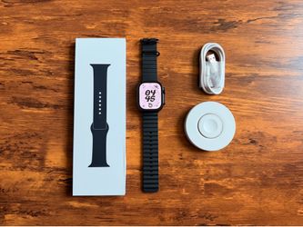 Apple Watch Ultra 3 [GPS + Cellular 49mm] Titanium Case w/Black Ocean Band