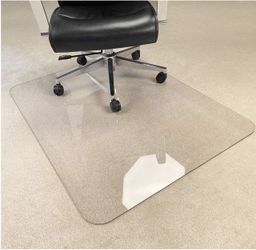 Office chair mat - crystal clear