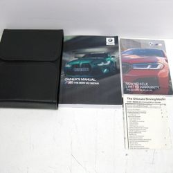 2021 BMW M3 Sedan OEM Owner's Manual Set w/ Case