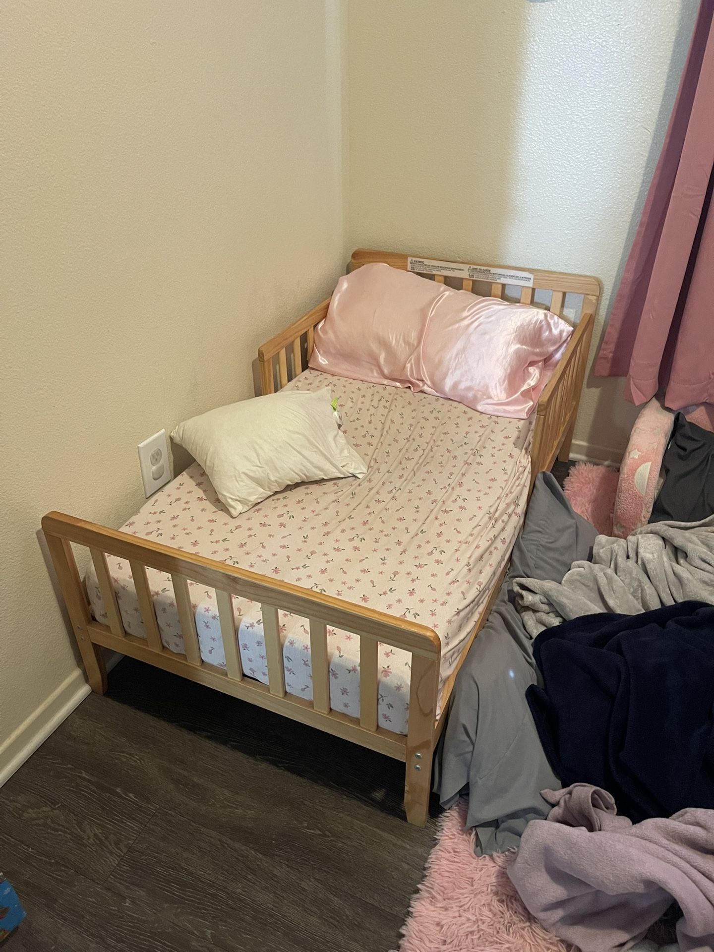 2 Toddler Beds w/ Mattresses – Like New, Solid Wood