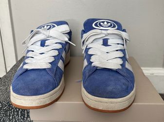 Adidas Campus Low-Top Sneakers Blue Suede