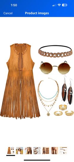 Women’s Hippie Costume-New