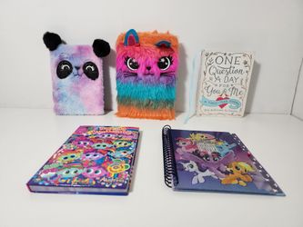 Plush Notebooks, Notebooks &  One Question a Day for You & Me