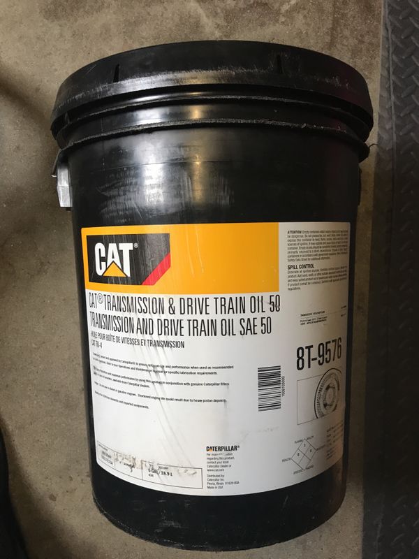 Genuine CAT Transmission Drive Train Oil Caterpillar 8T9576 5 Gallon