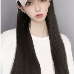Baseball cap hair Attach extensions