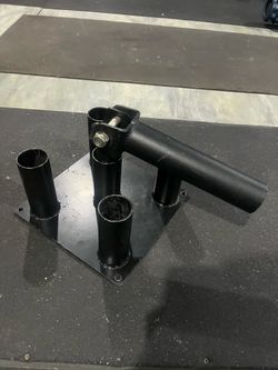 LANDMINE ATTACHMENT & BARBELL HOLDER! USED PREOWENED SELLING AS IS