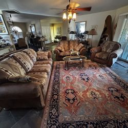 Robert Michael 3-Piece Living Room Set - Couch, Loveseat, & Chair Price: $575 (Or Best Offer)