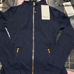 lululemon define jacket Navy blue gold