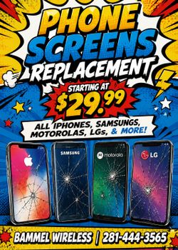 New Phone Screen on Special