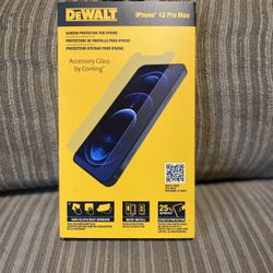 DeWalt iPhone 12 Pro Max Screen Protector Brand New