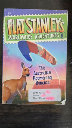 FLAT STANLEY'S WORLDWIDE ADVENTURES  THE AUSTRALIAN BOOMERANG BONANZA  BOOK BY JEFF BROWN