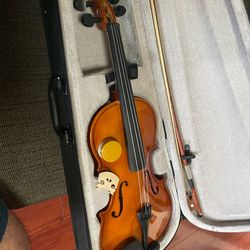 4/4 student violin needs string and bridge glued
