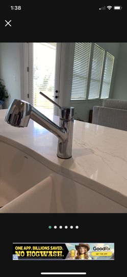 Chrome Moen Kitchen Faucet
