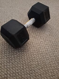 40 Pound Hex Dumbell