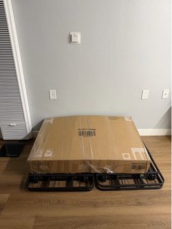 5 piece dining set (in the box) white with natural oak
