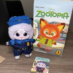 AUTHENTIC MINISO Disney Zootopia Series Vinyl Plush Confirm Figure- Officer Judy