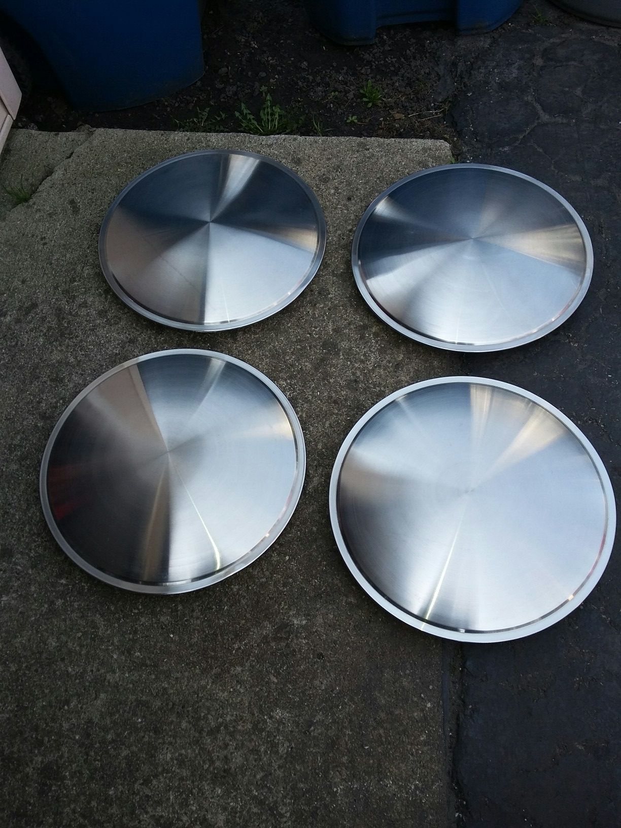 15 inch full moon hubcaps brand new old school hot rod for Sale in Elmhurst, IL OfferUp