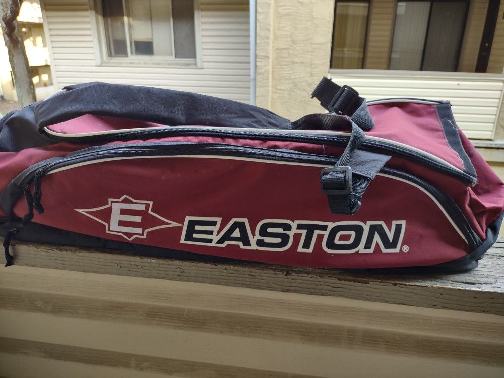 Easton Burgundy And Black Baseball / Softball Equipment Bag