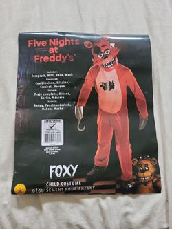 Foxy Halloween costume child large12-14