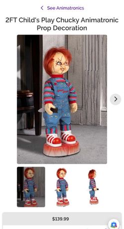 2ft animatronic, Chucky doll