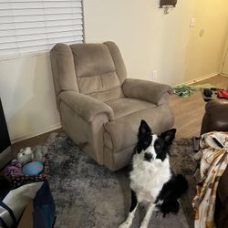 Comfy Microfiber Recliner -Free