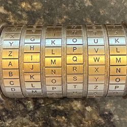 Brand New Cryptex Da Vinci Code Puzzle Box