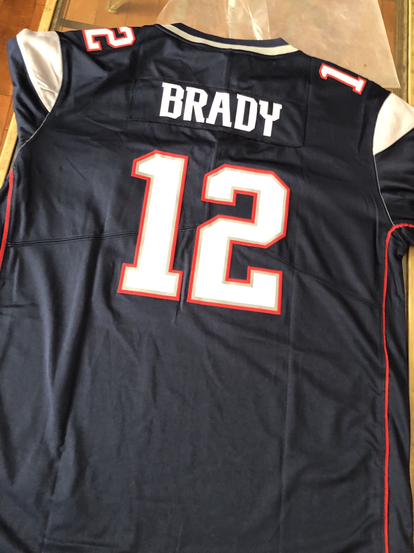 New England patriots and Brady Jersey