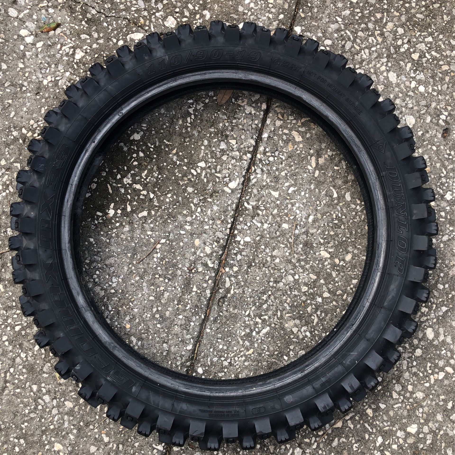 Dunlop Geomax Rear Dirt Bike Tire 120/80/19