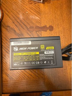 High Power HP1-J700GD-F12S 700W 80 Plus Gold ATX Power Supply PSU Non-Modular