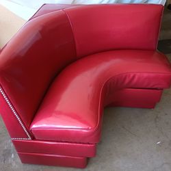 Authentic 1950's corner Booth  / Banquette  / Dinette  with small Table