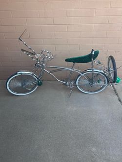 Chrome Lowrider bike