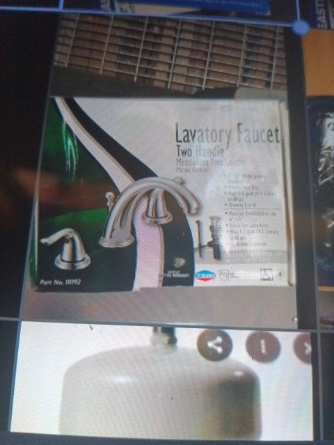 Ez-flo Two Handle Lavatory Faucet $30 Per Piece, Total Of 6