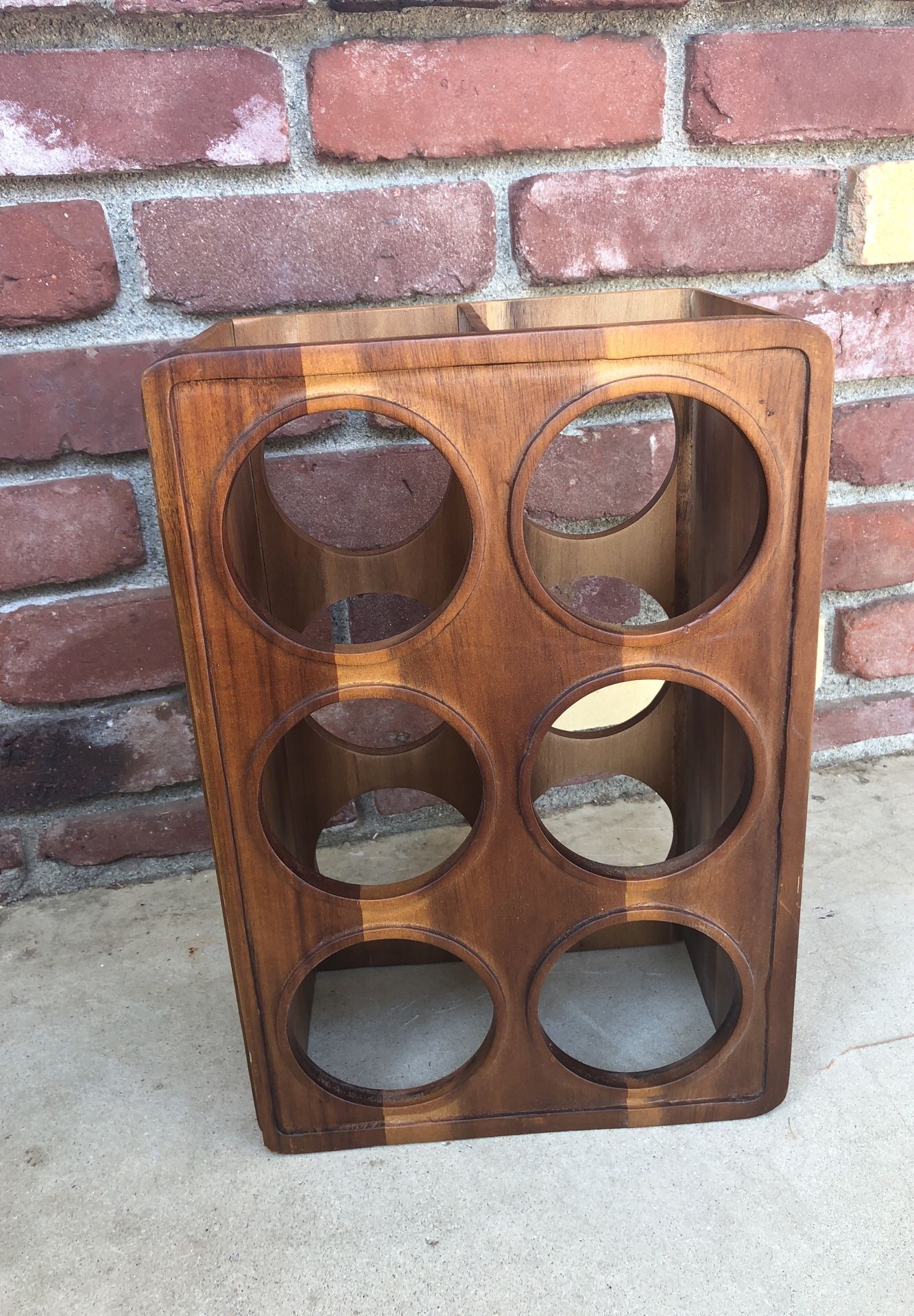 Threshold acacia wine rack clearance