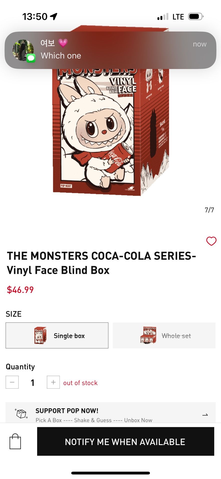 The Monsters Coke Labubu